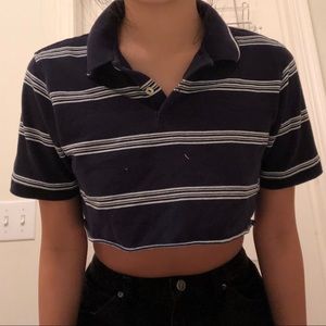Cropped Polo Shirt
